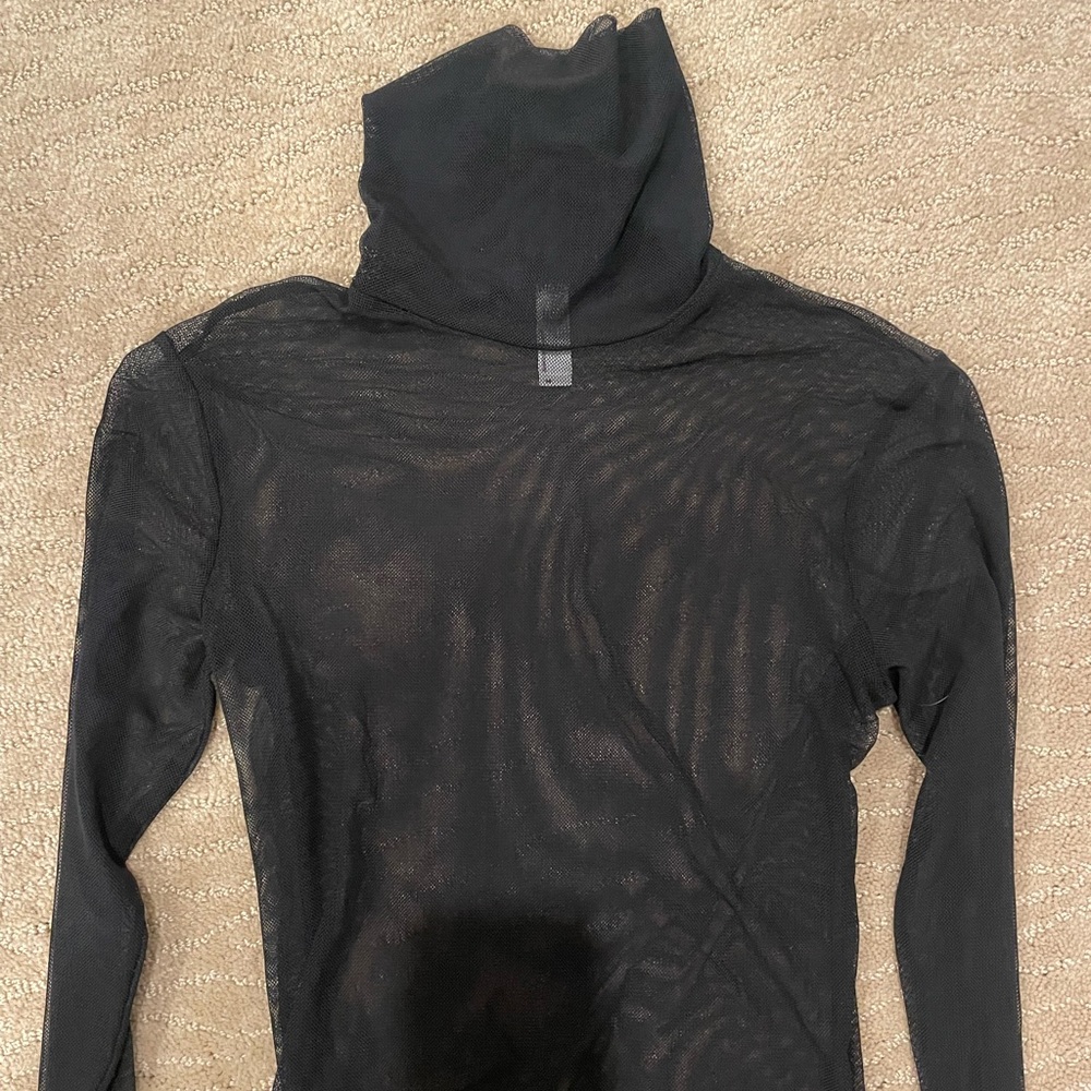 American apparel mesh longsleeve bodysuit